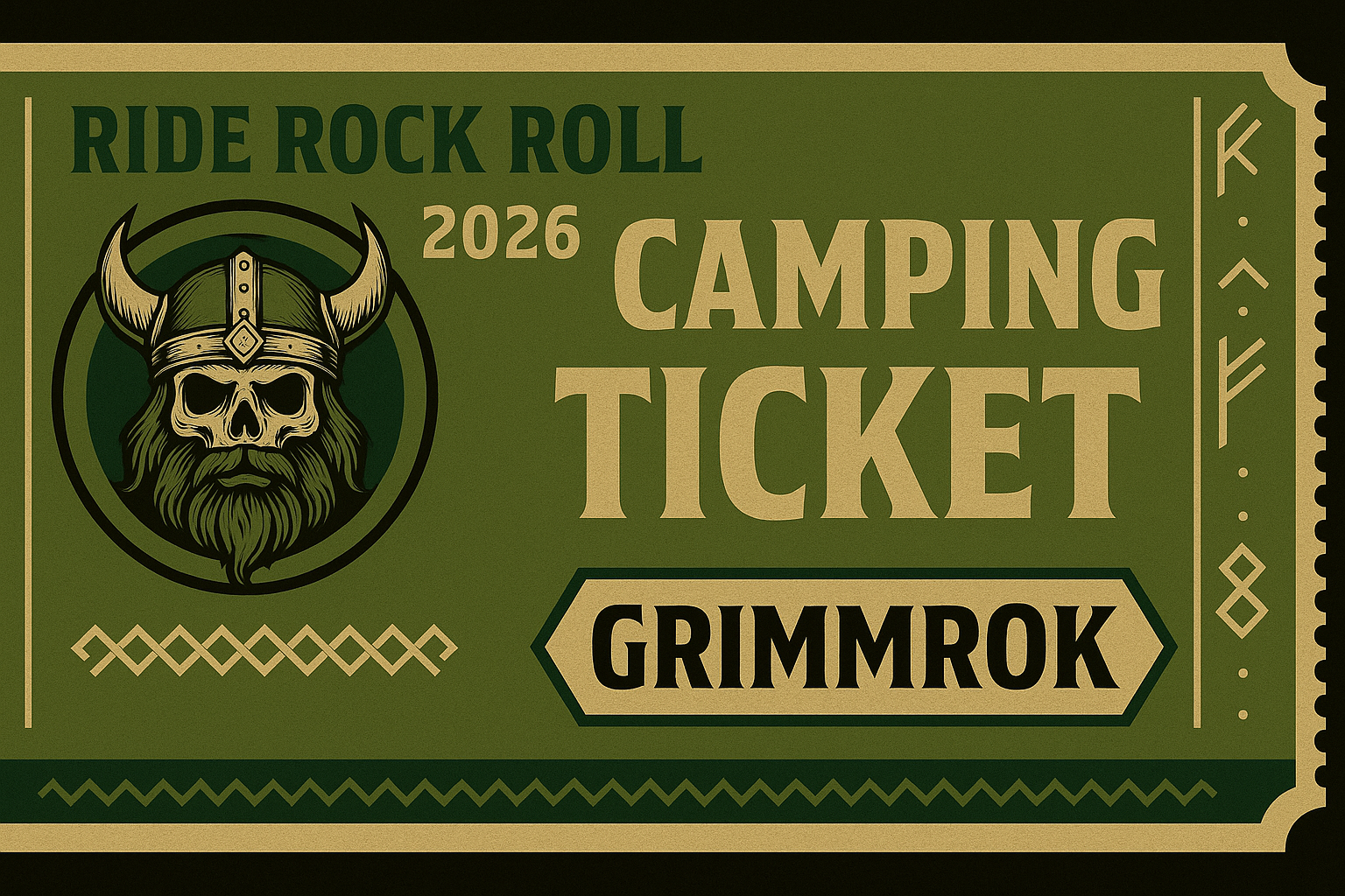 Weekend Camping Ticket.